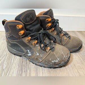 Men’s Danner Vicious 4.5” Work Boots – Size 9 D – Brown/Orange Gore-Tex Vibram